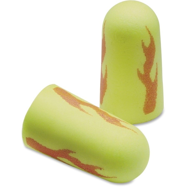 Polyurethane Earplug soft Neons Blasts Earplugs, 33 dB, Neon, 200 PK